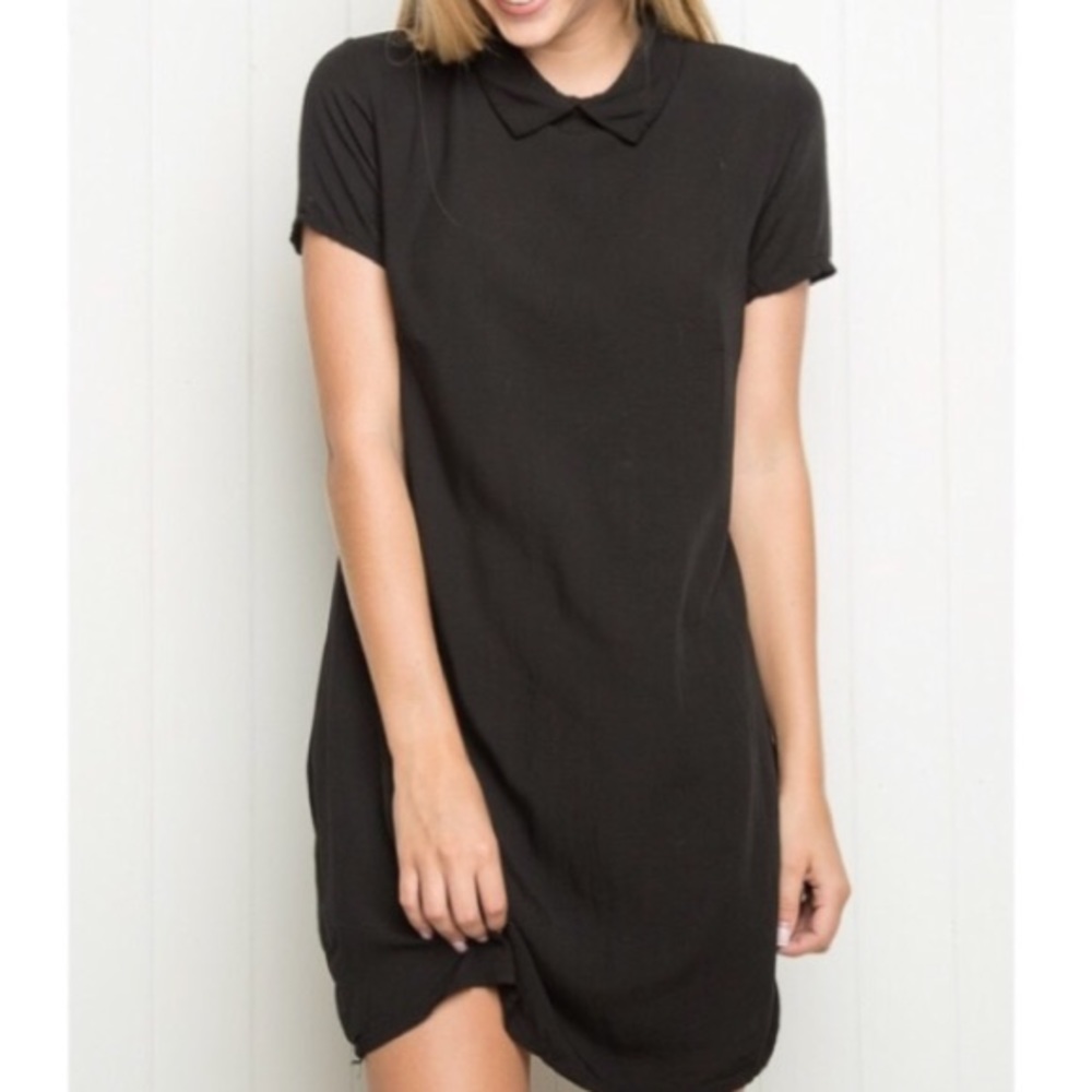 Black Collared Brandy Melville Dress